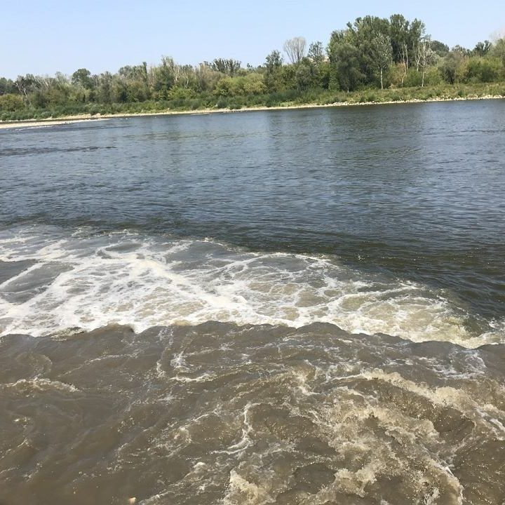 Woda w Wiśle zanieczyszczona azotanami.
