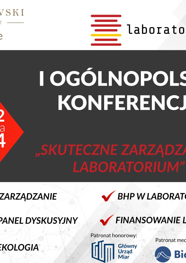 Program konferencji „Skuteczne zarządzanie laboratorium”